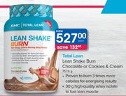 Total Lean Shake Burn Chocolate Or Cookies & Cream-757.6g