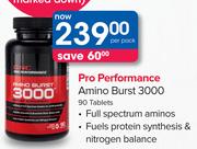 GNC Pro Performance Amino Brust 3000 90 Tablets-Per Pack