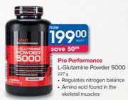 Pro Performance L-Glutamine Powder 5000-227g