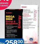 Mega Men Or Women's Ultra Mega Energy & Metabolism 60 Tablets-2's Per Pack