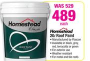 Homestead 20L Roof Paint