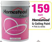 Homestead 5L Ceiling Paint