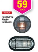 Eurolux Round/Oval Plastic Bulkheads Each