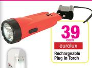 Eurolux Rechargeable Plug In Torch
