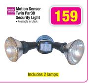 Simple Choice Motion Sensor Twin Par38 Security Light
