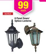 Eurolux 6 Panel Down/Upface Lanterns Each