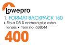 Lowepro Format-Backpack 150