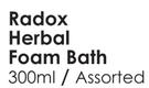 Radox Herbal Foam Bath Assorted-300ml