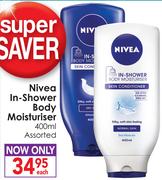 Nivea In-Shower Body Moisturiser Assorted-400ml Each