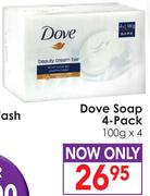 Dove Soap 4 Pack-4x100g
