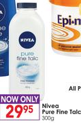 Nivea Pure Fine Talc-300g