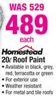 Homestead 20L Roof Paint