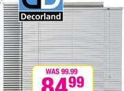 Decorland 25mm Aluminium Venetian Blinds(Silver & White) 1200x1600
