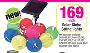 Solar Globe String Lights-Each