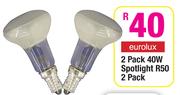 Eurolux 2 Pack 40W Spotlight 