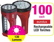 Eurolux Rechargeable LED Torches-Each