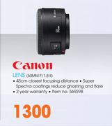 Canon Lens 50mm F/1.8 II
