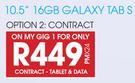 Samsung Galaxy Tab S 16GB-On MyGig 1