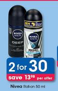 Nivea Roll On-2 x 50ml