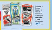 Dorco Pace 6 Or Shai 6 Razors Or Cartridges-Each