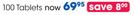 Ecotrin 81mg 100 Tablets-Per Pack