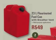 Camp Master 23Ltr Flourinated Fuel Can With Breather Vent