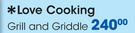 Love Cooking Grill And Griddle-Each