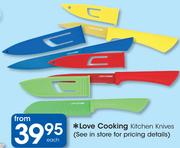 Love Cooking Kitchen Knives-Each