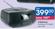 Safeway Portable CD Radio With USB