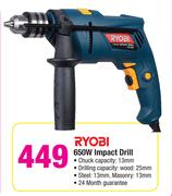Ryobi 650W Impact Drill