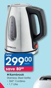Kambrook 1.7Ltr Stainless Steel Kettle