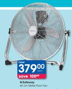 Safeway 40cm Metal Floor Fan