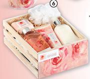 Floral Bouquet Bath Crate Gift Set