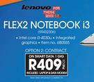 Lenovo Flex2 Notebook i3 59432306-On Smart Data 1 Gig