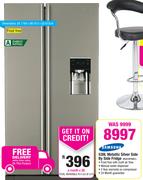 Samsung 539L Metallic Silver Side By Side Fridge RSA1WTMG1