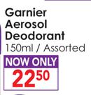Garnier Aerosol Deodorant-150ml