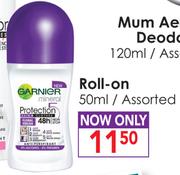 Garnier Roll-On-50ml