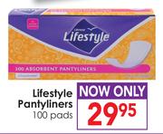 Lifestyle Pantyliners-100 Pads
