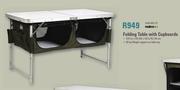 Camp Master Folding Table With Cupboards