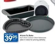 Love To Bake Non-Stick Carbon Steel Bakeware-Each