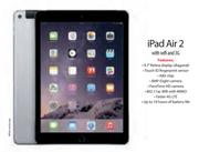 Apple iPad Air 2 with WiFi and 3G 128GB-Each