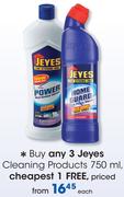 Jeyes Cleaning Products-750ml Each