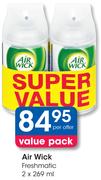Air Wick Freshmatic-2x269ml Per Offer
