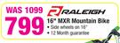 Raleigh 16" MXR Mountain Bike