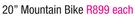 Raleigh 20" MXR Mountain Bike