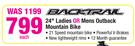 Backtrail 24" Ladies Or Mens Outback Mountain Bike