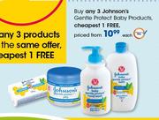 Johnson's Gentle Protect Baby Products-Each