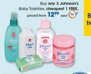 Johnson's Baby Toiletries-Each