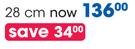 Clicks Home 28cm Aluminium Frying Pan-Each