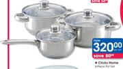 Clicks Home 6 Piece Pot Set-Per Set